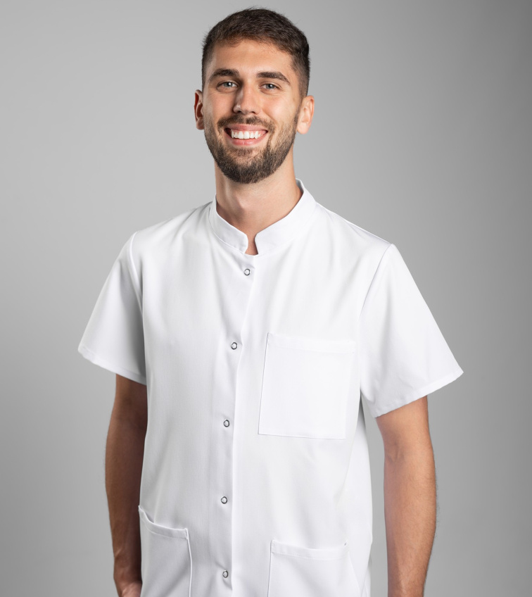 Zdravotnické kalhoty INFINITE Flex Jenner - bílé