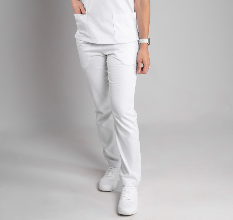 Kalhoty INFINITE Essentials dámské - bílé