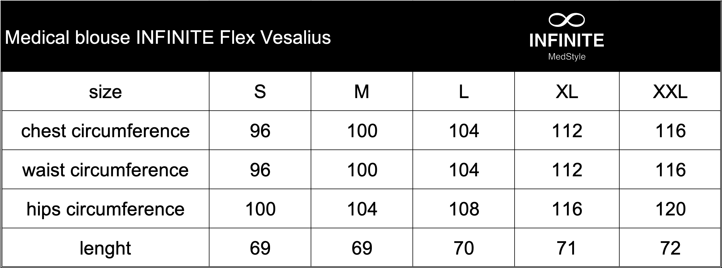 Zdravotnická halena INFINITE Flex Vesalius - bílá