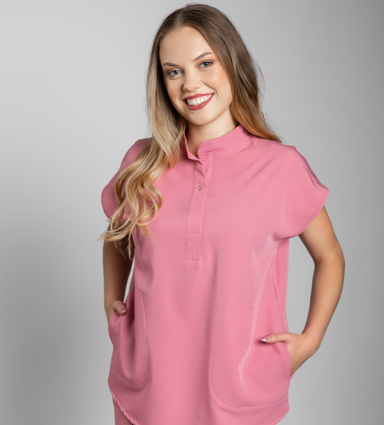 Zdravotnické kalhoty INFINITE Flex Mary Stretch - starorůžové