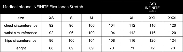 Zdravotnická halena INFINITE Flex Jonas Stretch - bílá