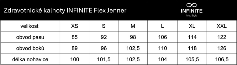 Zdravotnické kalhoty INFINITE Flex Jenner - bílé