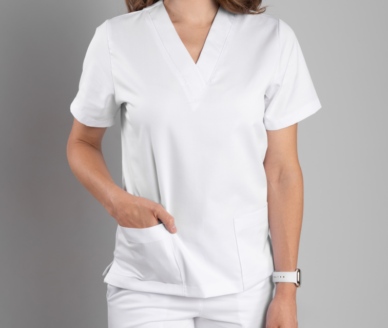 Lékařská halena INFINITE Essentials dámská - bílá