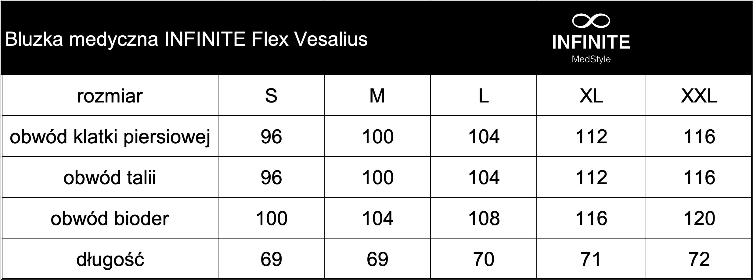Zdravotnická halena INFINITE Flex Vesalius - bílá
