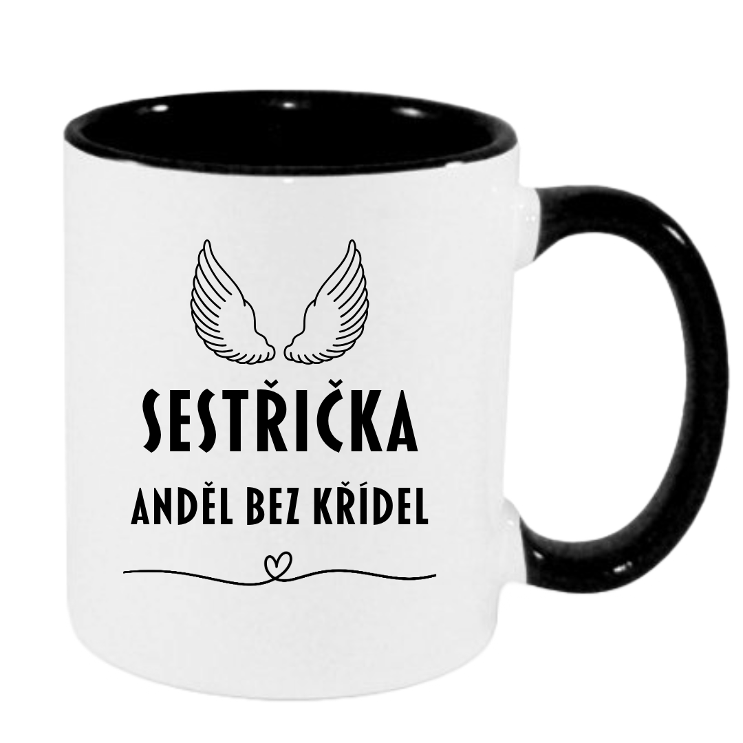Hrnek - Sestřička - Anděl bez křídel