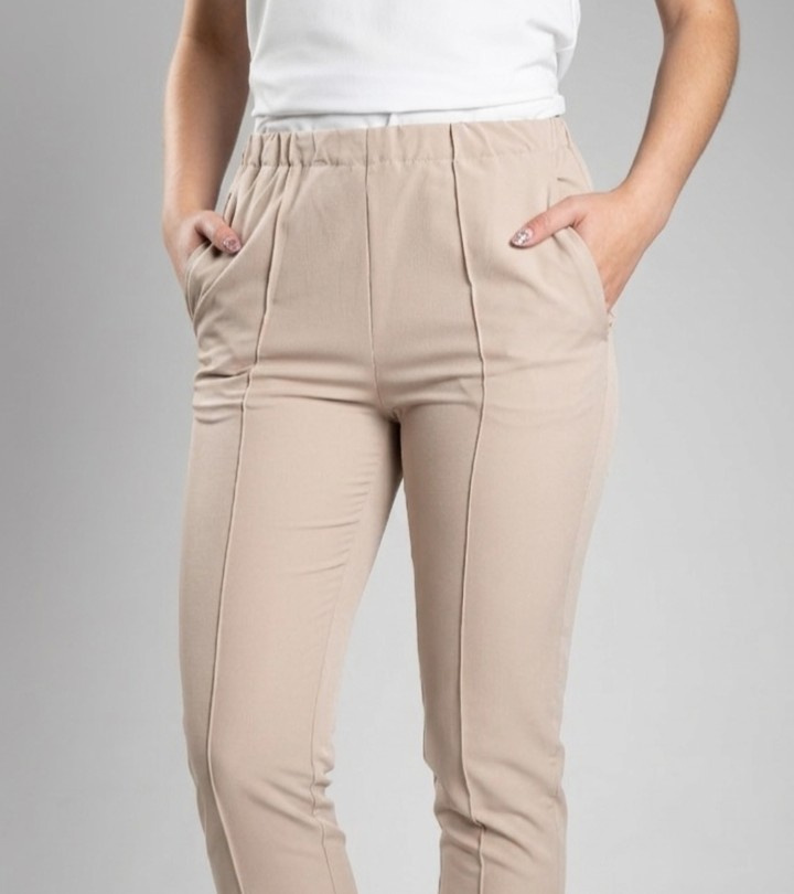 Zdravotnické kalhoty INFINITE Flex Mary Stretch - béžové