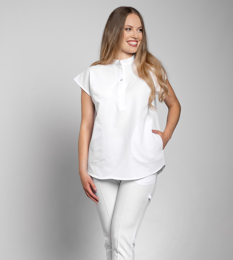 Zdravotnické kalhoty INFINITE Flex Rosalind - bílé