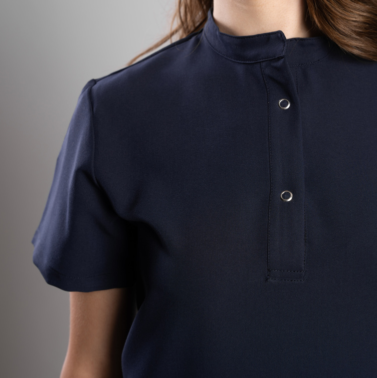 Zdravotnická halena INFINITE Flex Mary Stretch - tmavě modrá