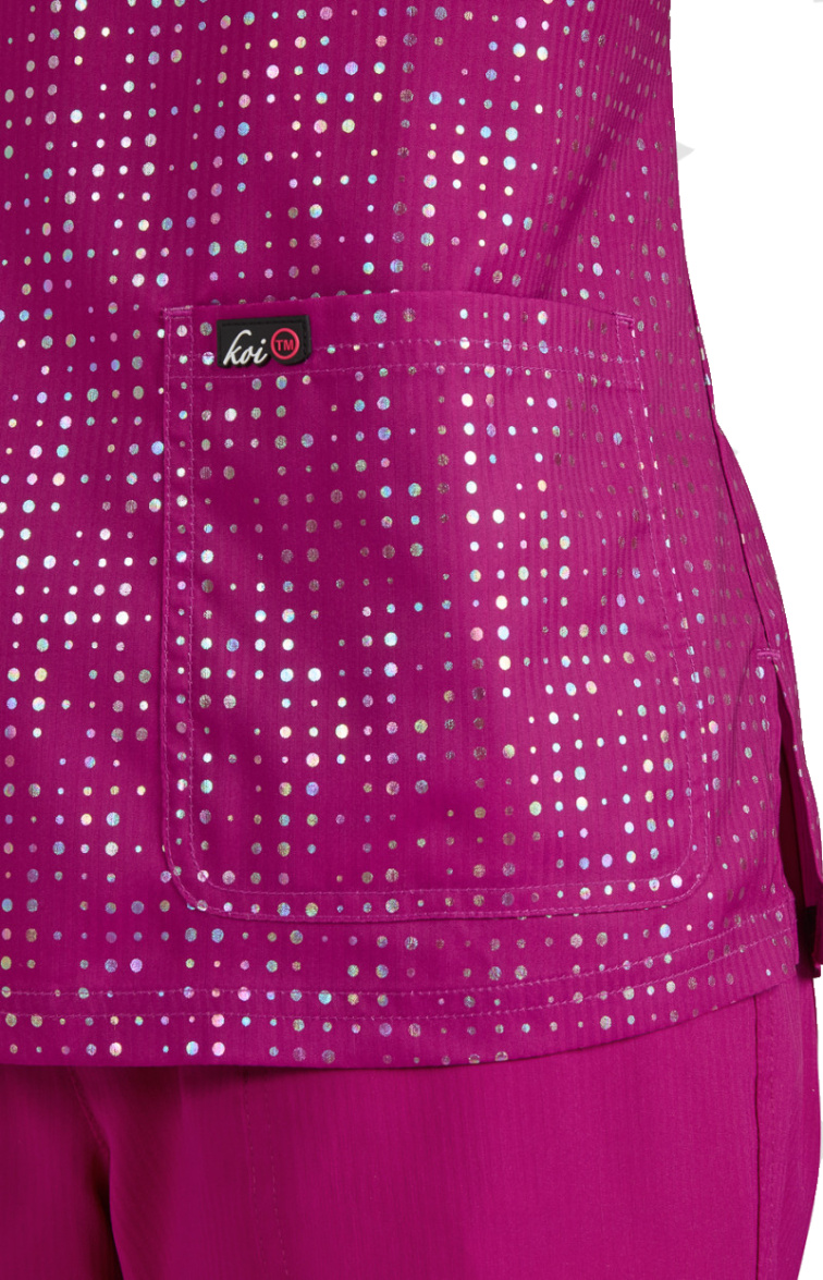 Zdravotnická halena koi Velora - Iridescent Azalea Pink