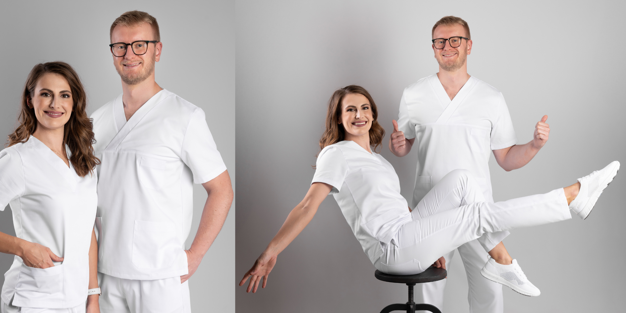 Lékařská halena INFINITE Essentials dámská - bílá