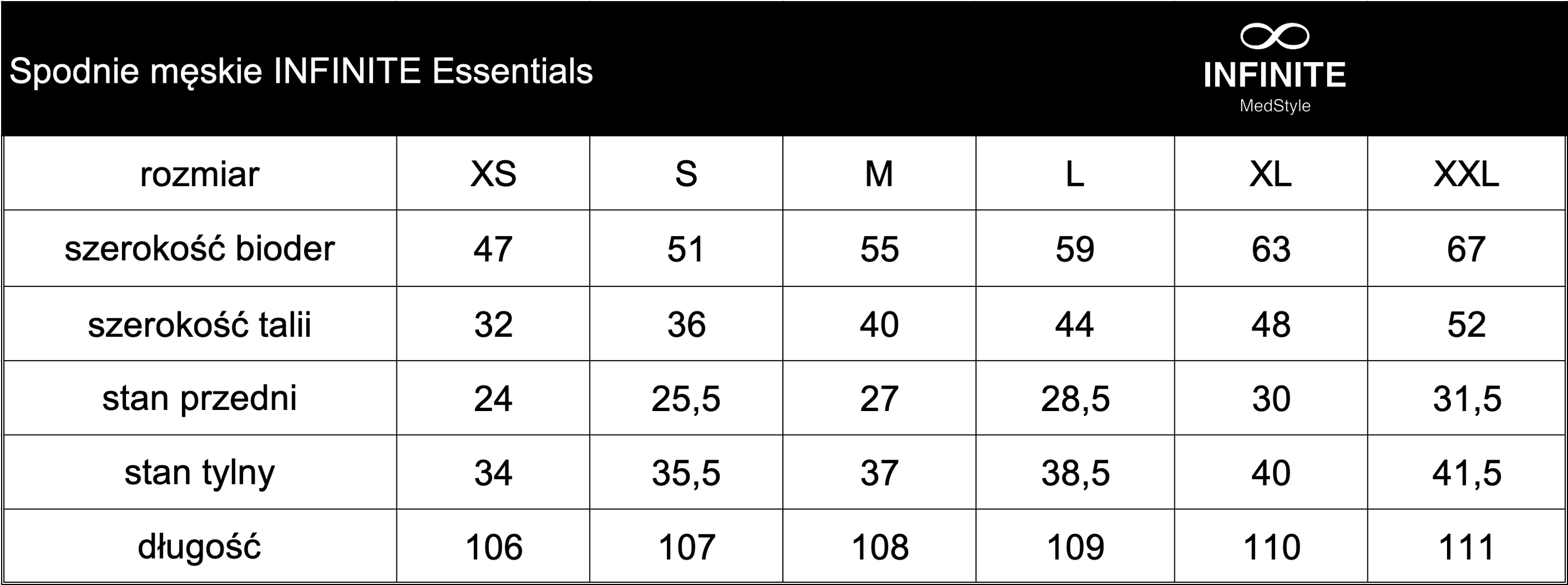 Kalhoty INFINITE Essentials pánské - bílé