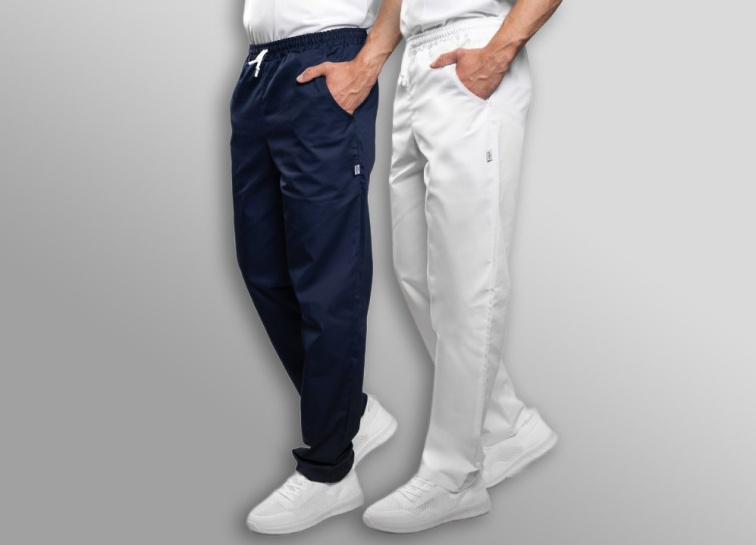 Zdravotnické kalhoty INFINITE Flex Jenner - bílé