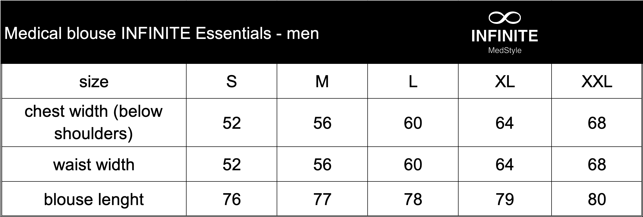 Lékařská halena INFINITE Essentials pánská - bílá