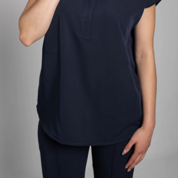 Zdravotnická halena INFINITE Flex Clara Stretch - tmavě modrá