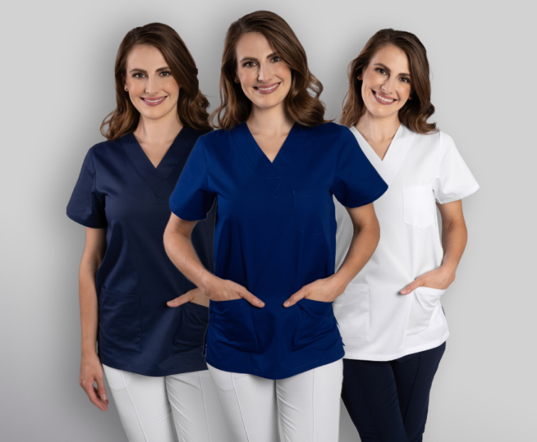 Zdravotnická halena INFINITE Flex Virginia - bílá