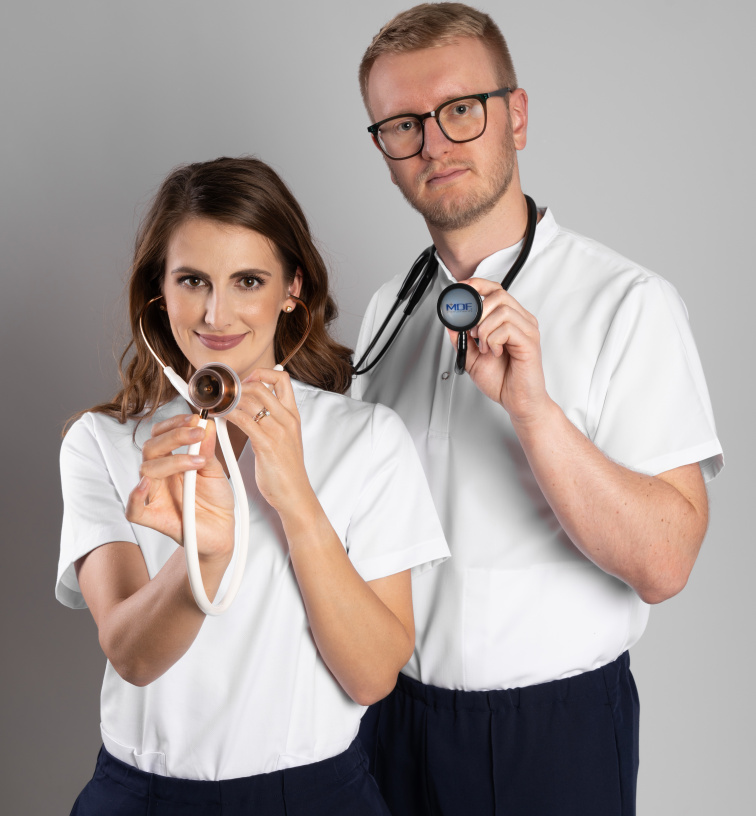 Zdravotnické kalhoty INFINITE Flex Mary Stretch - tmavě modré