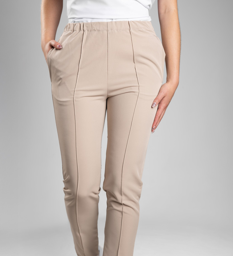 Zdravotnické kalhoty INFINITE Flex Mary Stretch - béžové