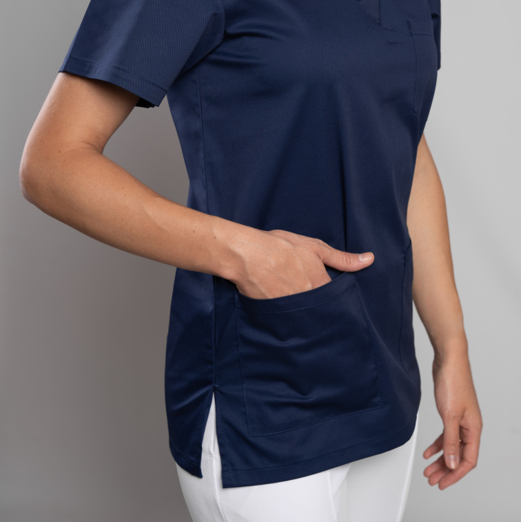 Zdravotnická halena INFINITE Flex Virginia - tmavě modrá