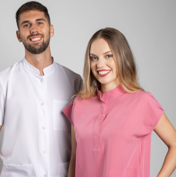 Zdravotnická halena INFINITE Flex Clara Stretch - starorůžová