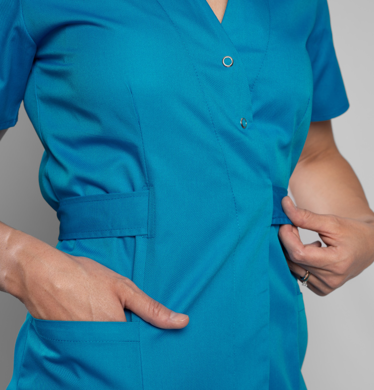 Zdravotnická halena INFINITE Flex Florence - tyrkysová