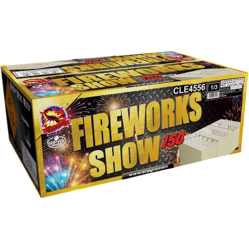 Ohňostroj Fireworks show 150rán/20-25mm