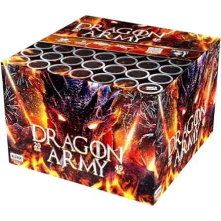 Ohňostroj DRAGON ARMY 49 rán / 20mm