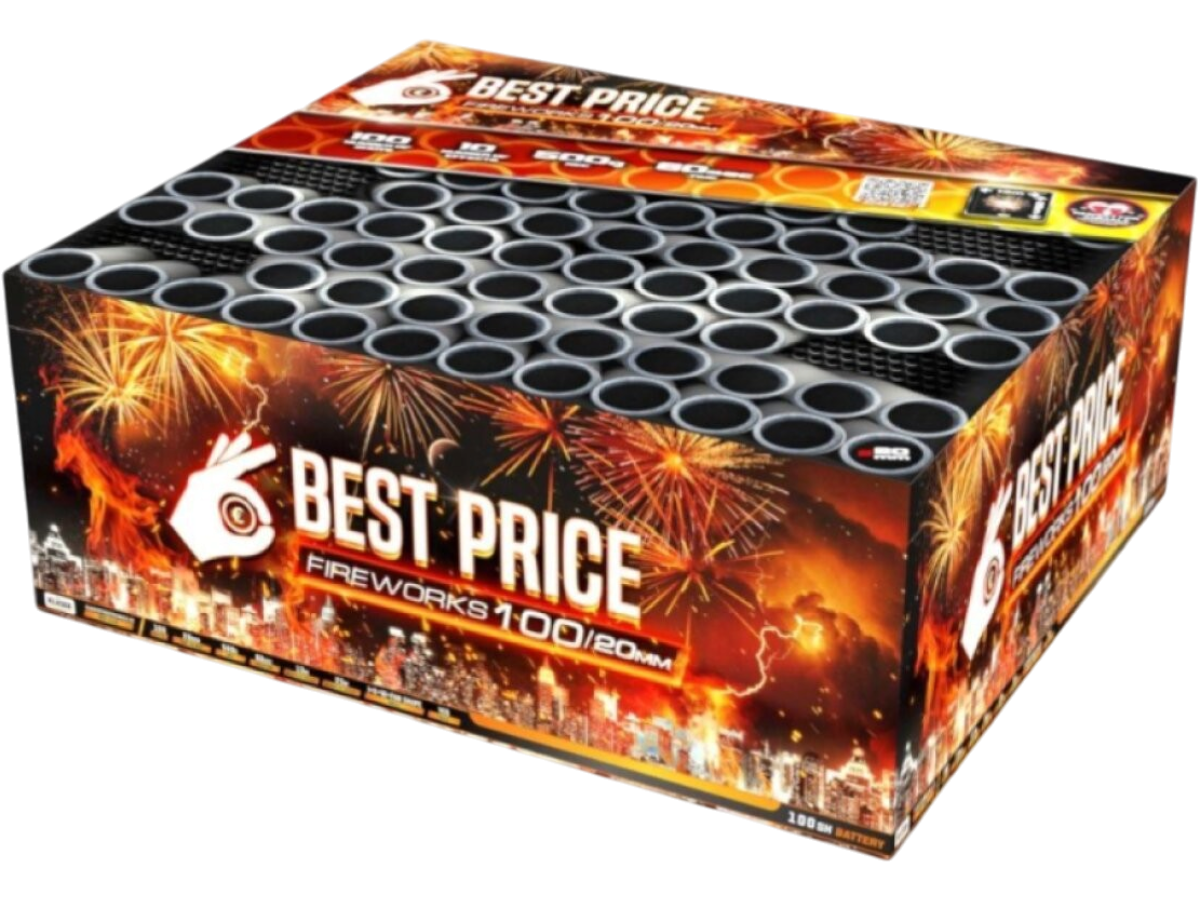 Ohňostroj Best price Wild fire multi 100rán/20mm