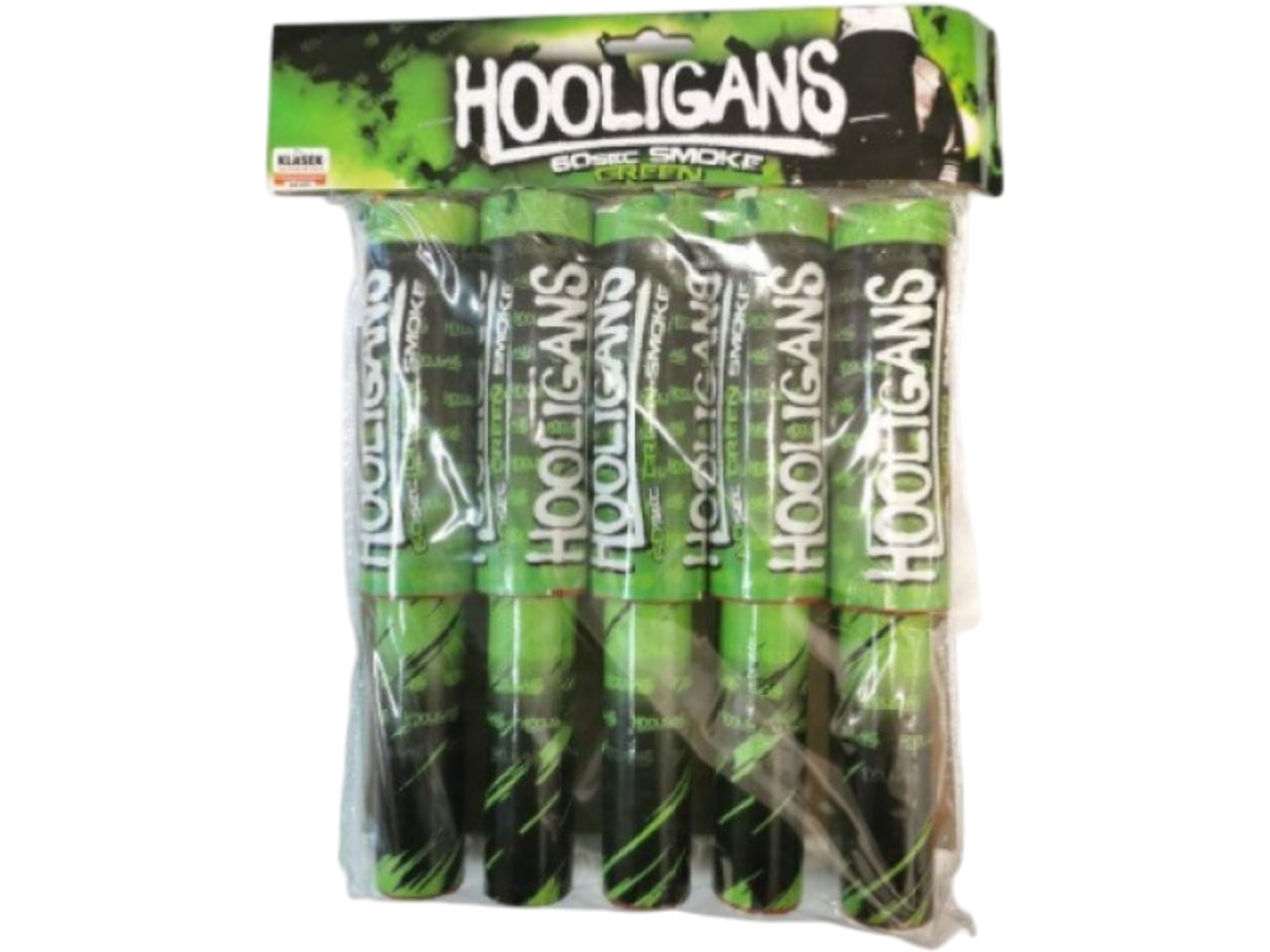 Hooligans dymová pochodeň - zelená