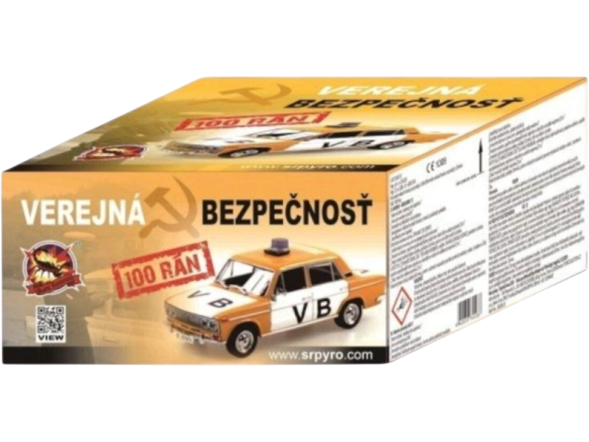 Ohňostroj Verejná bezpečnosť 100rán/20mm