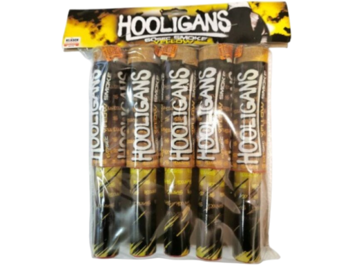 Hooligans dymová pochodeň - žltá