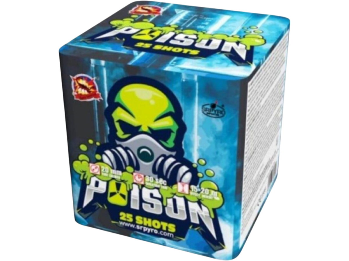 Ohňostroj Poison 25rán/20mm