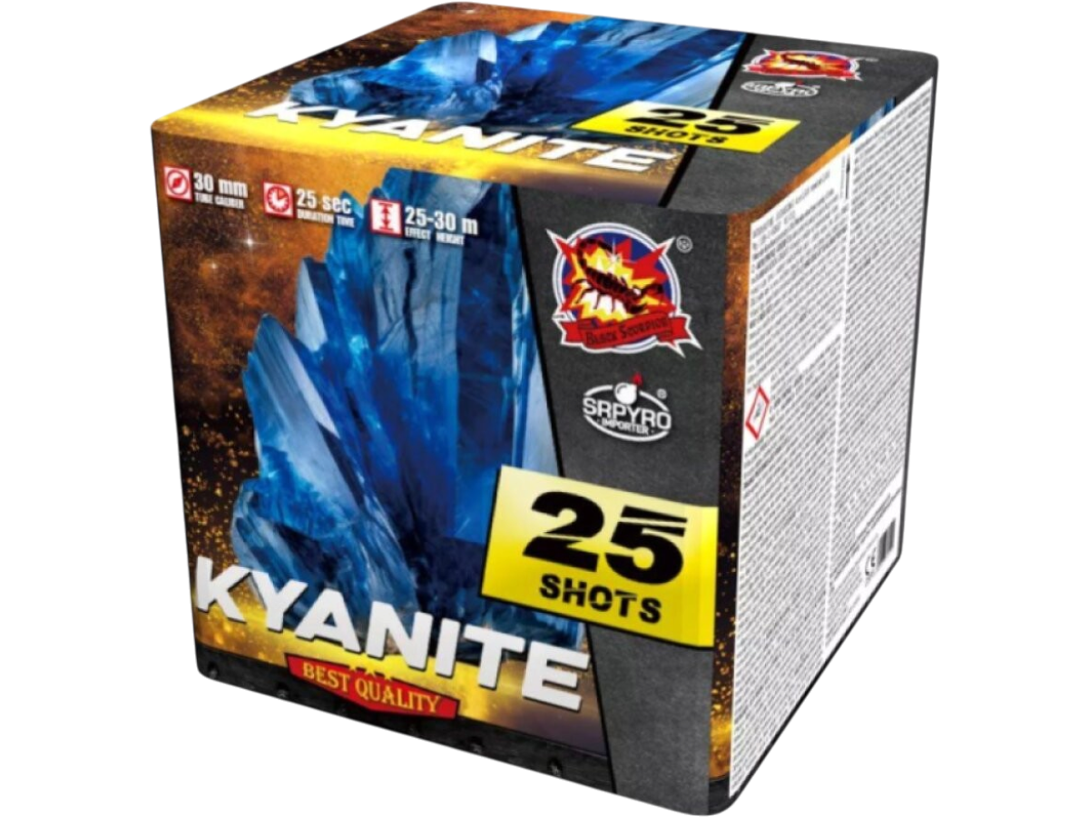 Ohňostroj Kyanite 25rán/30mm