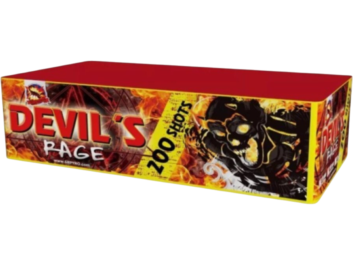 Ohňostroj Devils rage 200rán/20mm