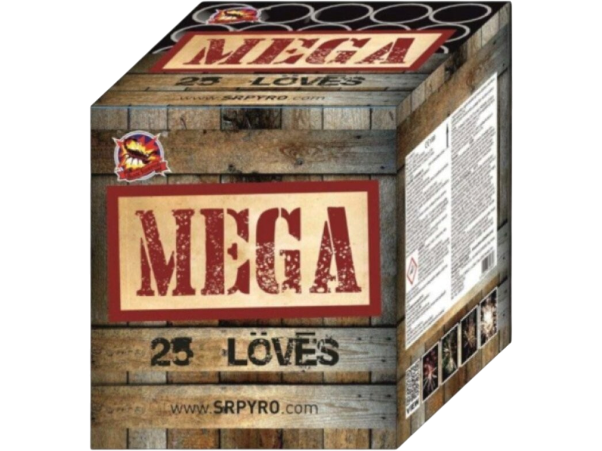 Ohňostroj Mega 25ran/50mm