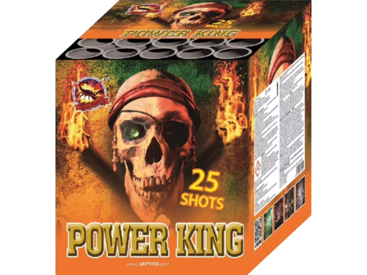 Ohňostroj Power King 25rán/50mm