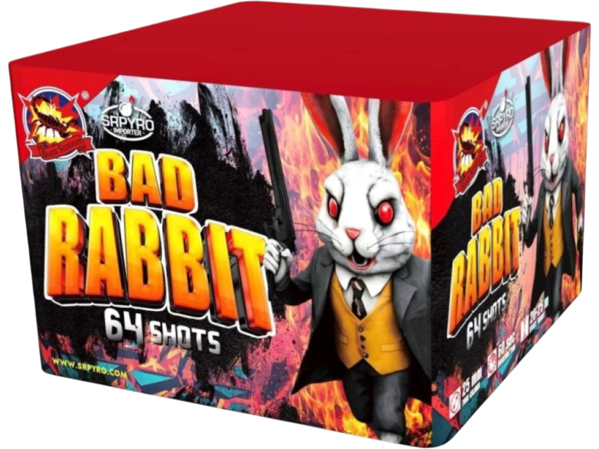 Ohňostroj Bad rabbit 64rán/25mm