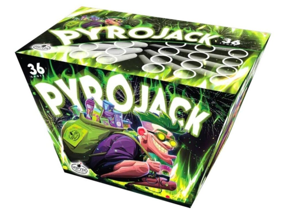 Ohňostroj Pyrojack 36rán/25mm