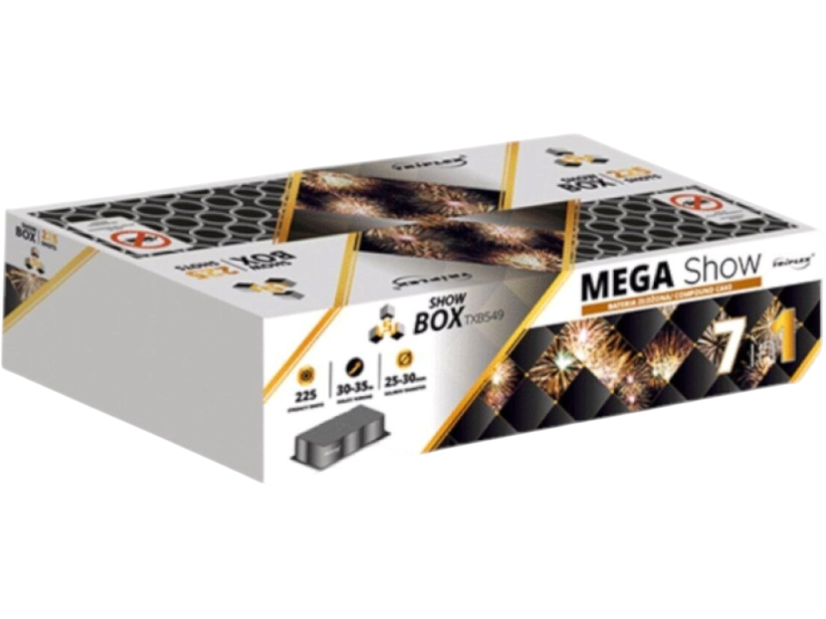 Ohňostroj MEGA SHOW 225rán/25-30mm