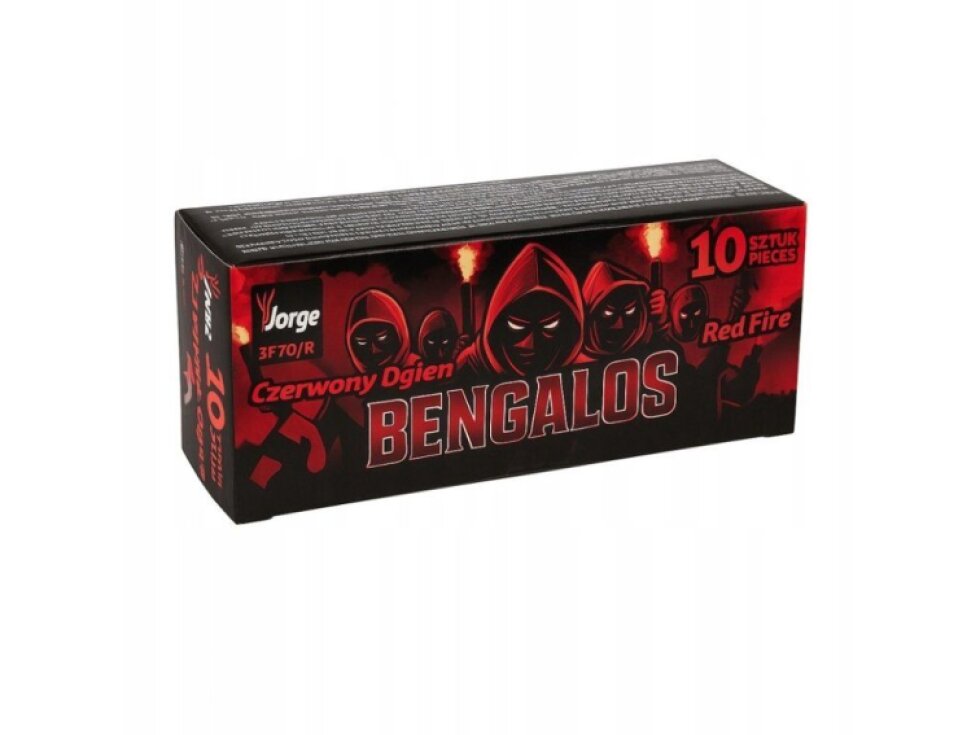 Bengálsky oheň - červený 1ks