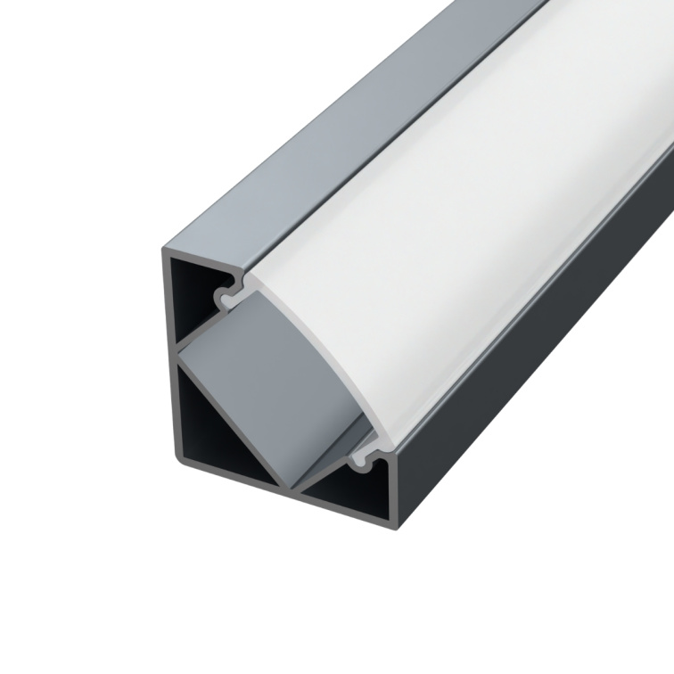 LED lišta ROHOVÁ SIMPLE - Grey