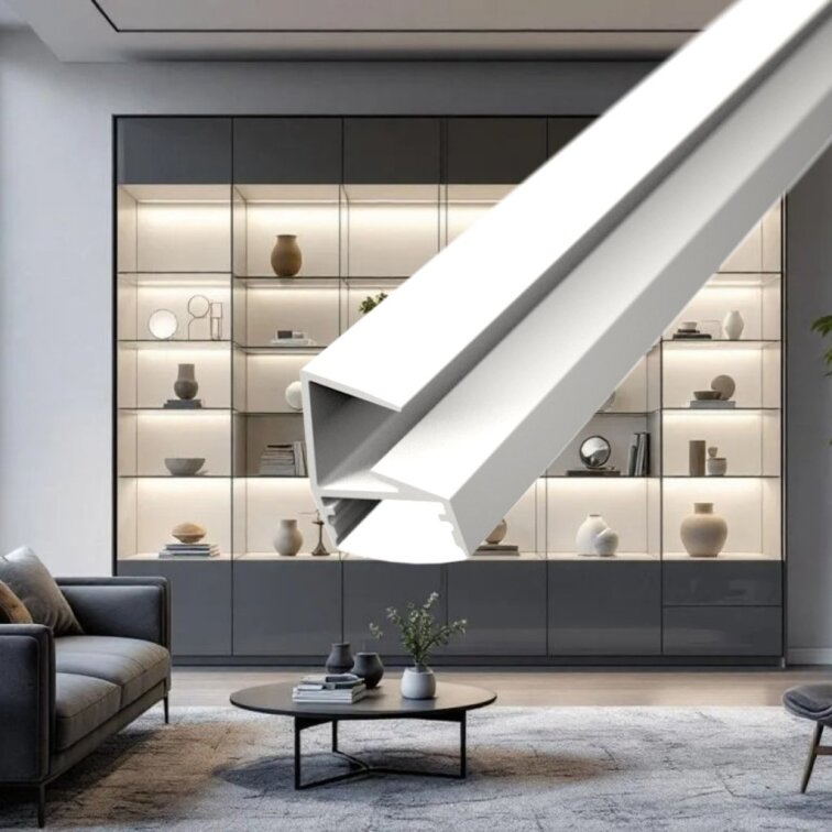 LED lišta na sklenené police GLASS SHELF - biela