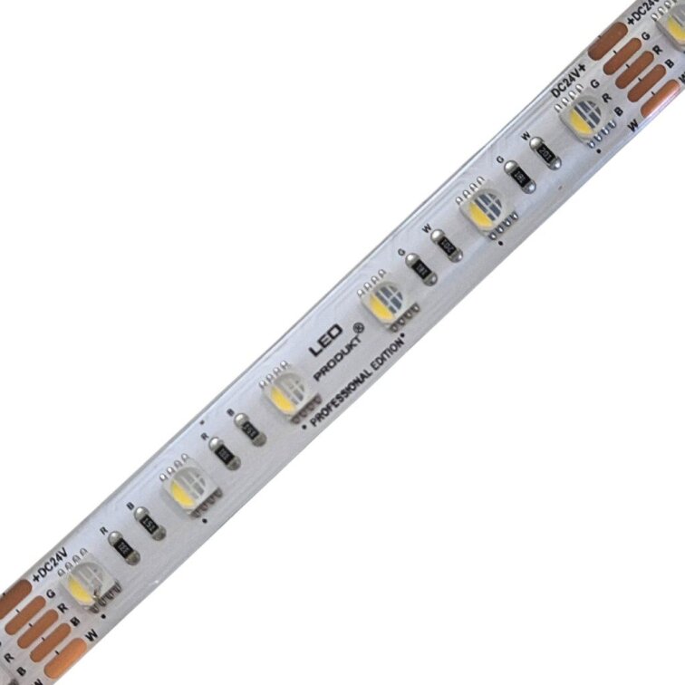 PROFI LED pásik RGBW 4in1 60LED/m 16W/m 24V IP65 – RGB+teplá biela
