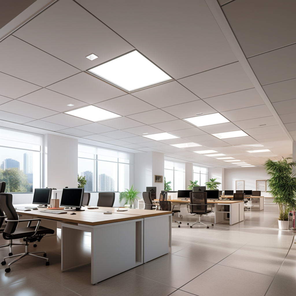 LED panel 40W 595x595 mm - neutrálna biela