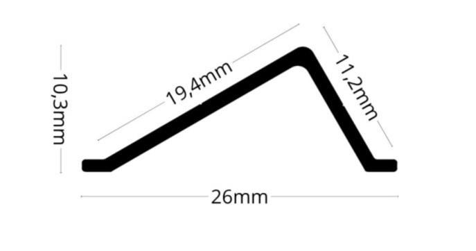 LED lišta CEIL-BASE podkladová 30/60°