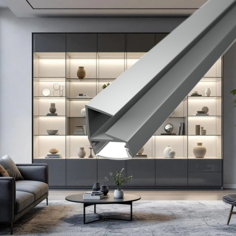 Koncovky pre LED lištu - GLASS SHELF (2ks)