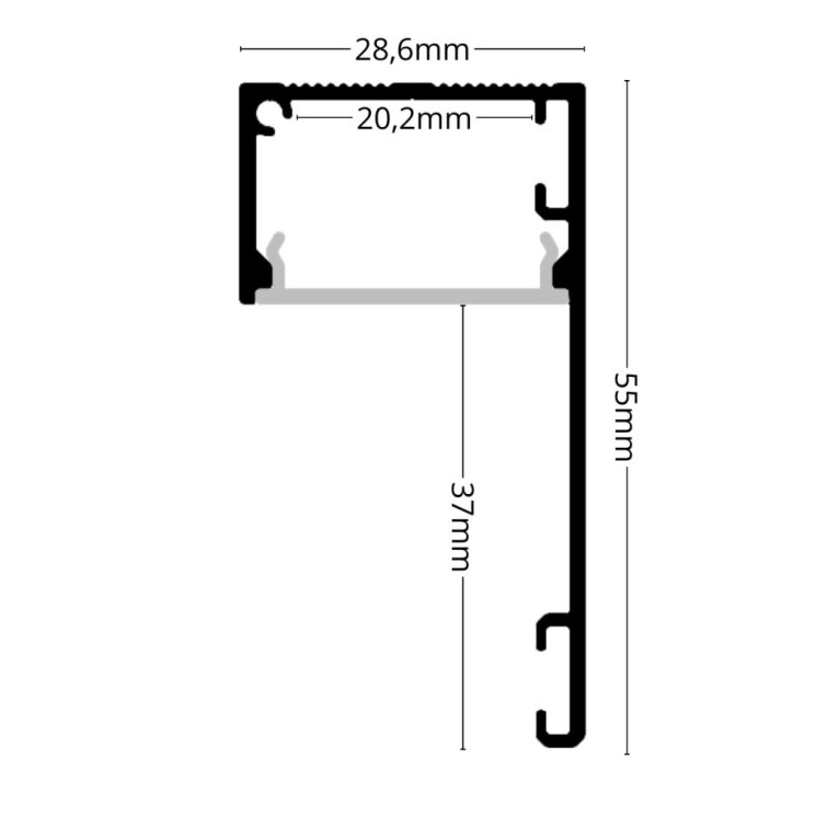 LED lišta DECO LINE Garníža