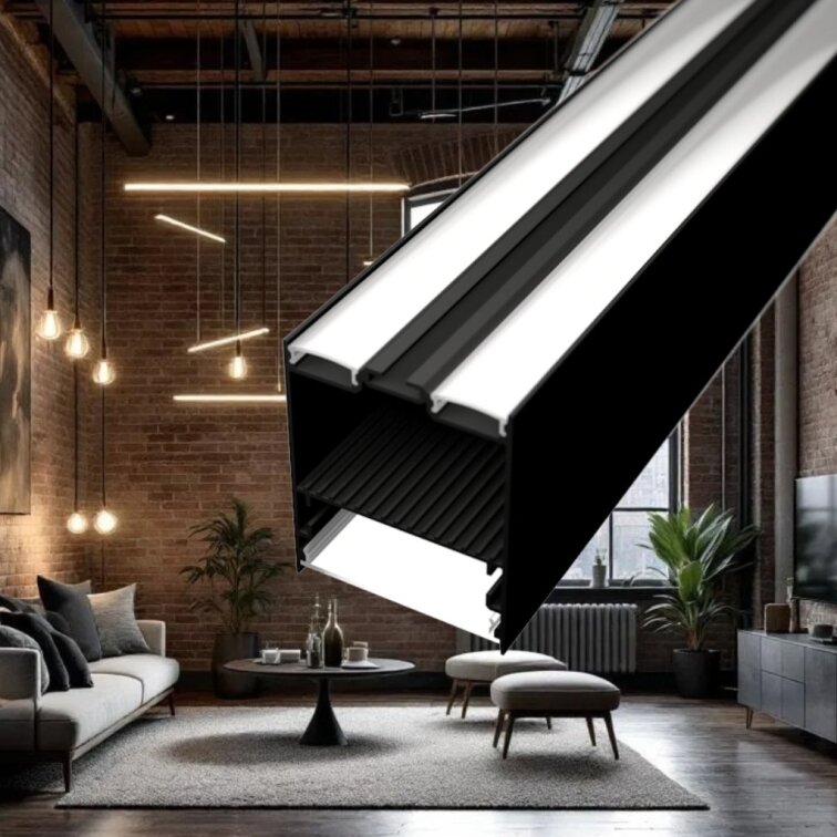 LED lišta SUSPENDED 1 - čierna