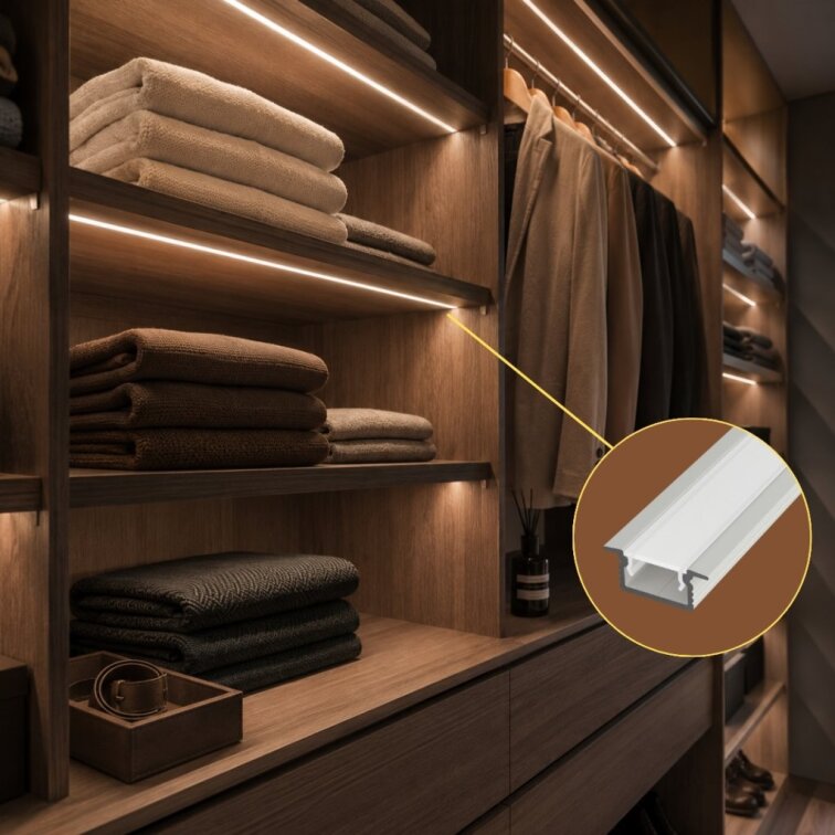 LED lišta zapustená - R31 biela