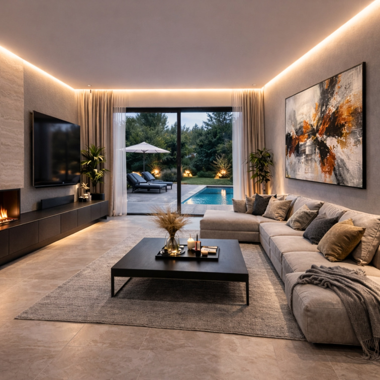 LED lišta WALL-GLOW MAXI biela