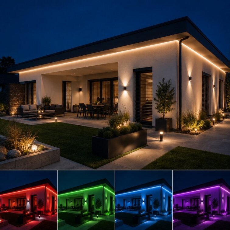 PROFI LED pásik RGBW 4in1 60LED/m 16W/m 24V IP65 – RGB+neutrálna biela